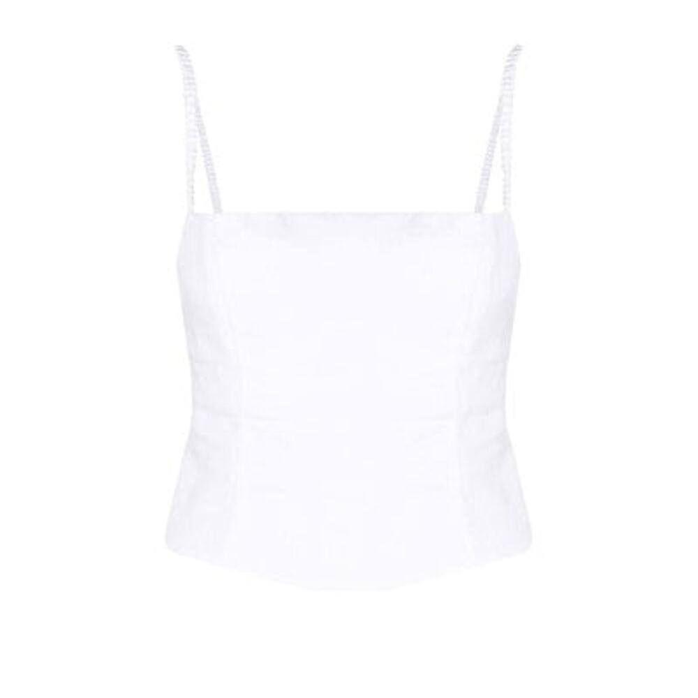 Reformation Amaya Linen Top White - M